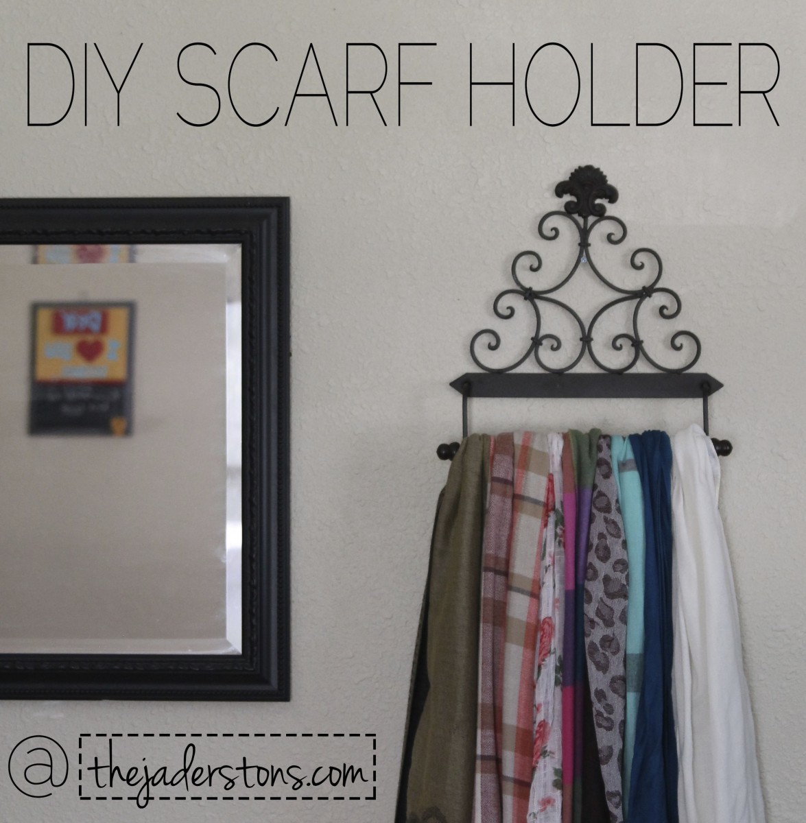 DIY Scarf Holder