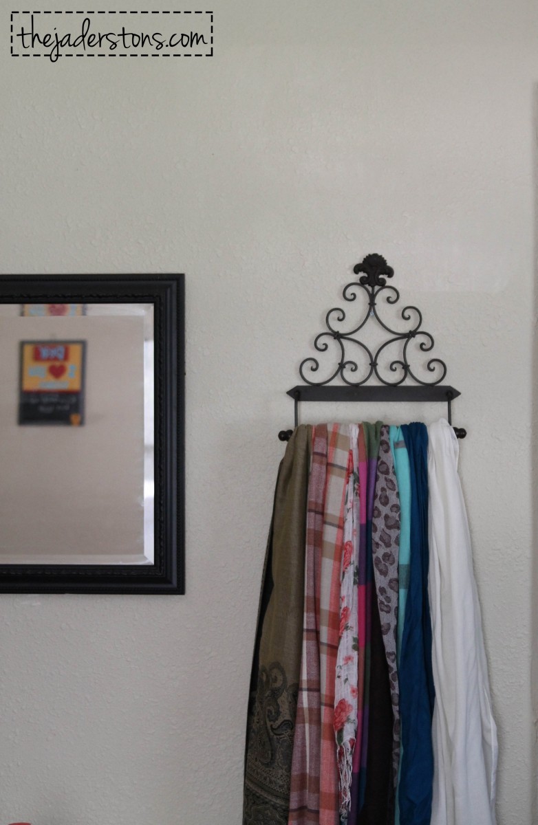 DIY Scarf Hanger