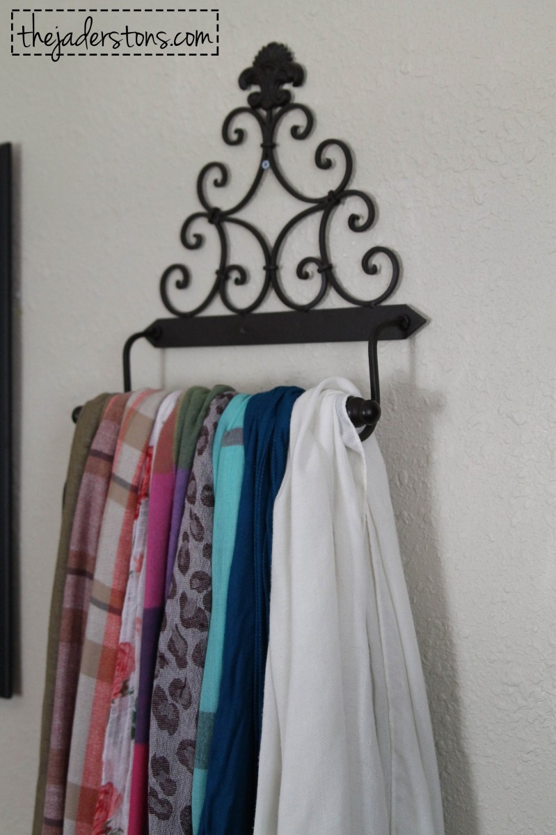 DIY Scarf Hanger