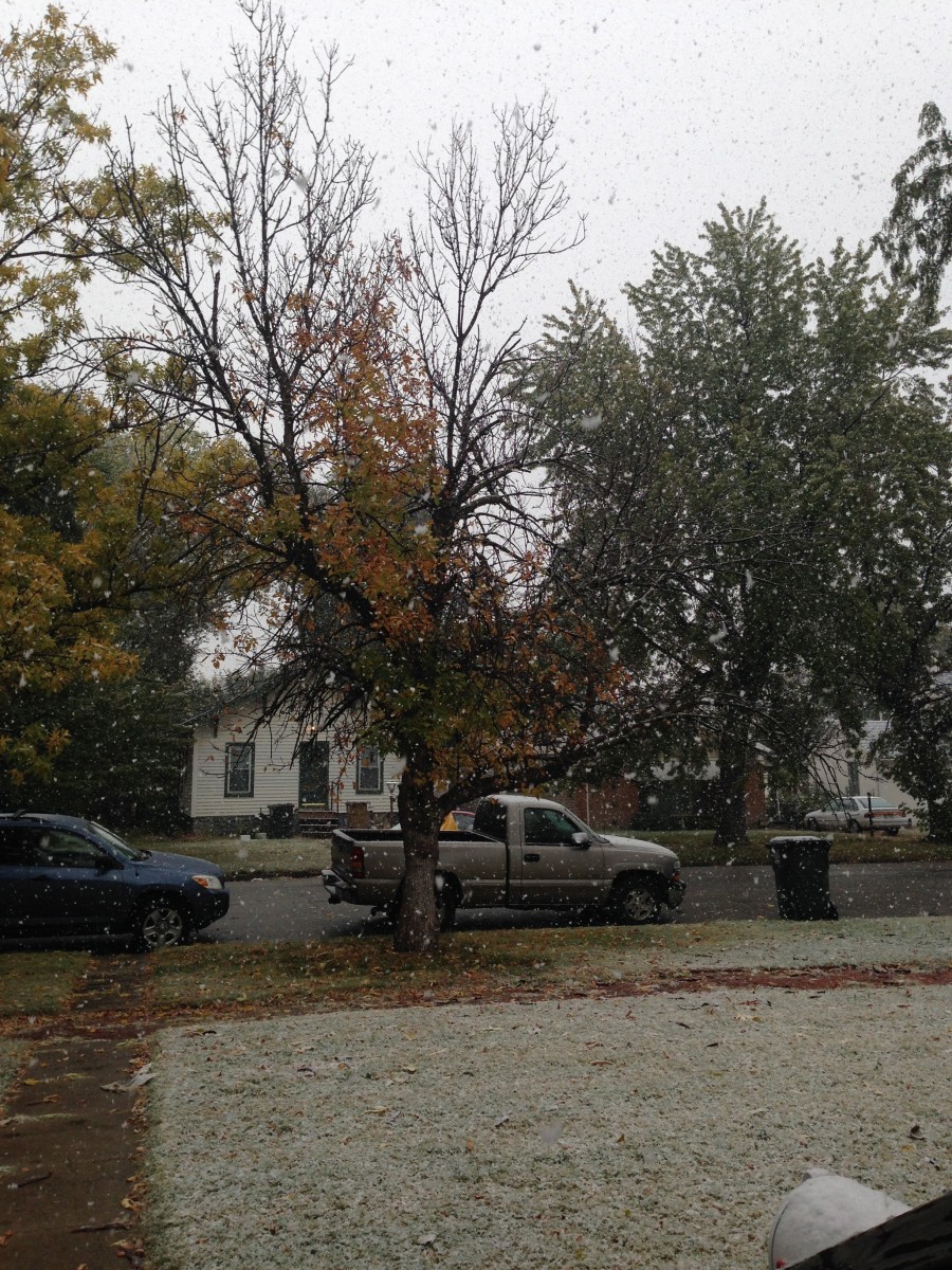 Kansas October Snow