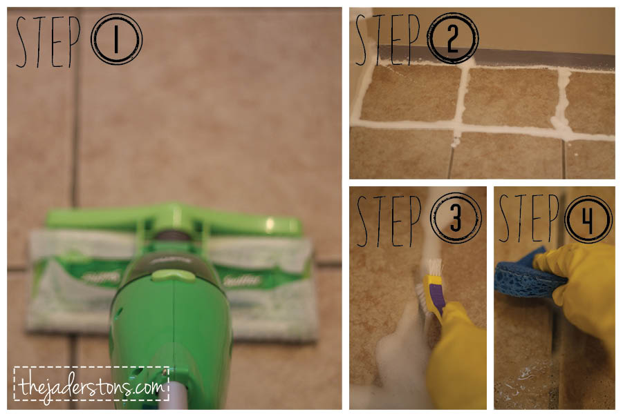 Cleaning Bathroom Grout